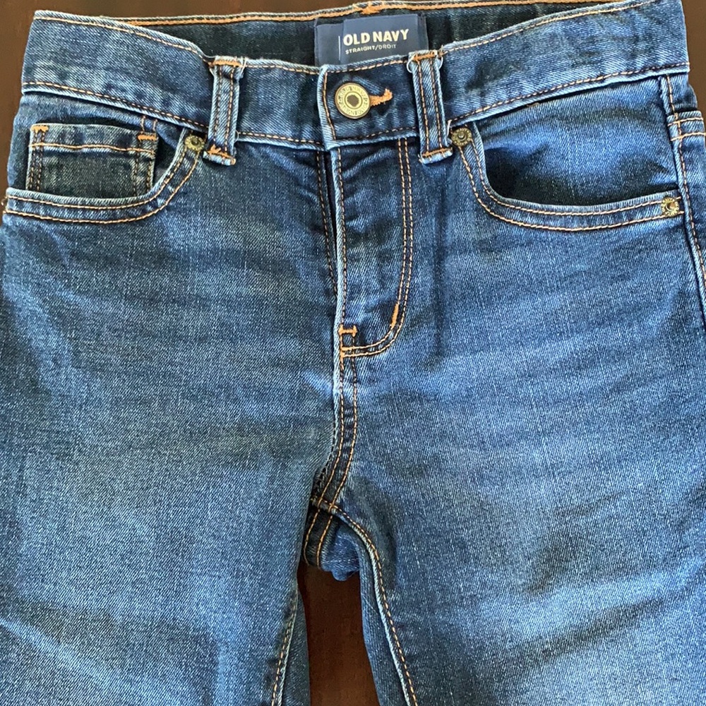 Worn Once, Old Navy Boys Regular Size 7 Jeans - Picture 2 of 9